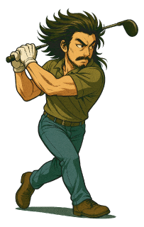 🍺 ビールを飲んでいる男性