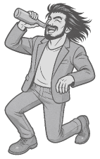 ⛳ ゴルフをしている男性